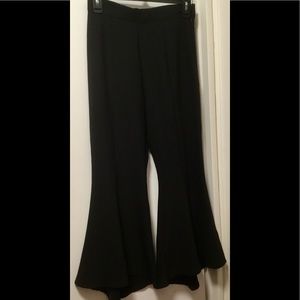 Wmn’s BELL BOTTOM/FLAIR LEG Dress Pants-Blk-Small